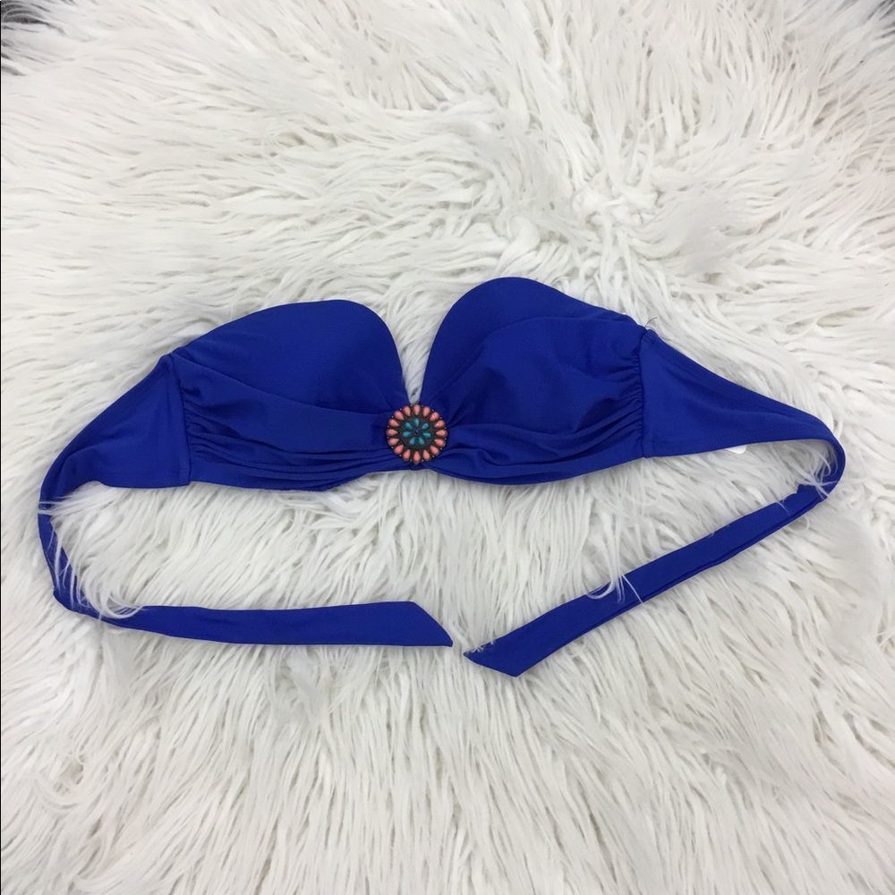 Xl Xhileration blue bikini top